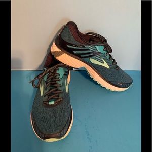 NIB Brooks Adrenaline GTS 18 Navy Running Shoes, 7